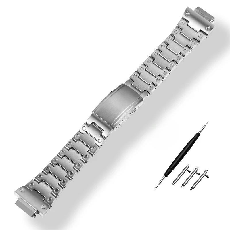 Cinturino in Acciaio Inossidabile per orologio casio gshock GW-M5610 DW5600 GW-5000 GBM-2100 GA2100 GM5600 GM2100 cinturino in acciaio massiccio