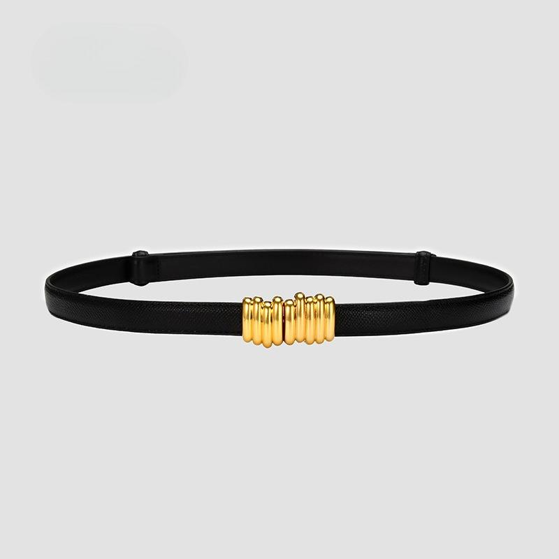 Women's Thin Belts, Women's Extremely Thin Belts, Fashionable New Thin Belts, Women's Four-season Versatile Dresses, Women's Belts