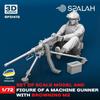Spallach Soldier with Browning M2 Machine Gun 3D Printer Kit SPU31472 1/72
