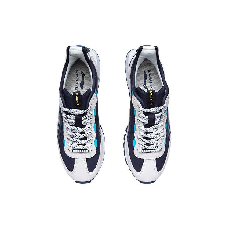 Li Ning CF Xuan Gu Classic Casual Sports Shoes Unisex Sneakers Blue White AGCR277-5