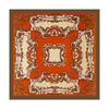 Artificial Silk Headscarf Satin Square Scarf 90cm Headscarf Women's Printing Silk Scarf Trendyeasiest for Match Shawl