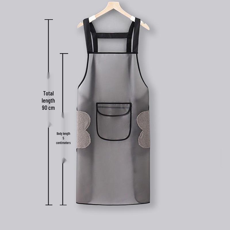 Waterproof Oil Apron - Adult Size for Kitchen, Seafood Cooking, Dishwashing, and Restaurant Work
