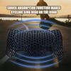 Motocyklový voštinový gelový sedák 3D síťovinaPohodlí Tlumení Absorbuje Tlak Motocyklový Úleva Prodyšný Sedák