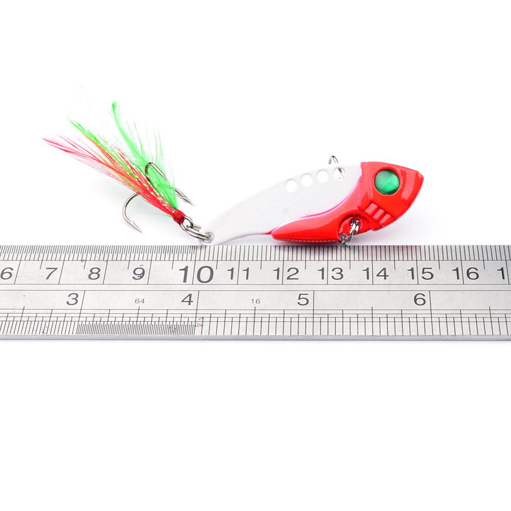 11g Lure Bait Metal Sequin Fish Bait Sequin 8 Color Vib