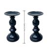 1/2Pcs Pillar Tabletop Candle Holders Vintage Elegant Metal Candlestick Holder Wedding Centerpieces Decoration