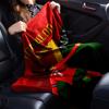 Ronaldo Football Player Sports Jersey Red Green Background Four Seasons Blanket Customized With Your Name Lightweight And Warm Perfect Gift For Home