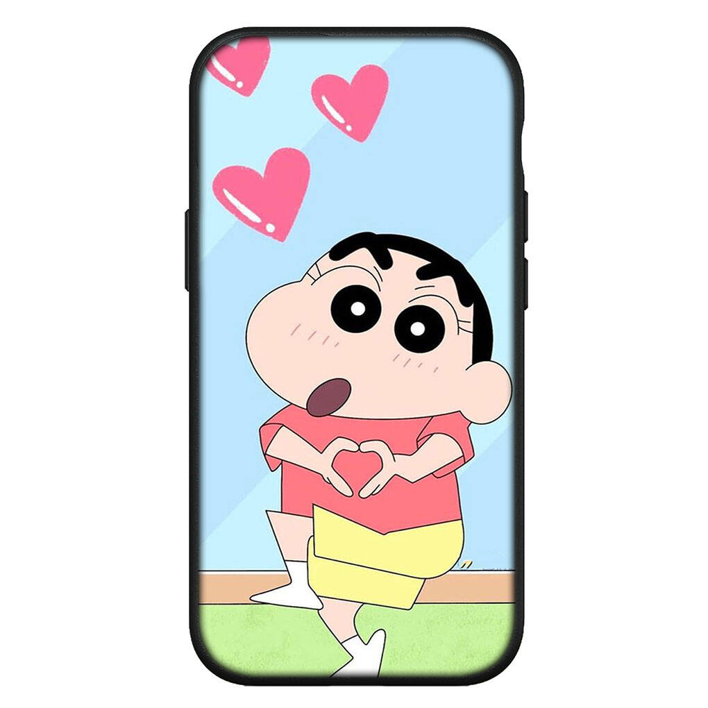 Cover for iPhone 17 16 15 Xiaomi Poco Redmi Note 14 13 12 X Pro Max Samsung Galaxy S25 S24 S23 OPPO Huawei Comics Crayon Shin Chan Shinchan Phone Case