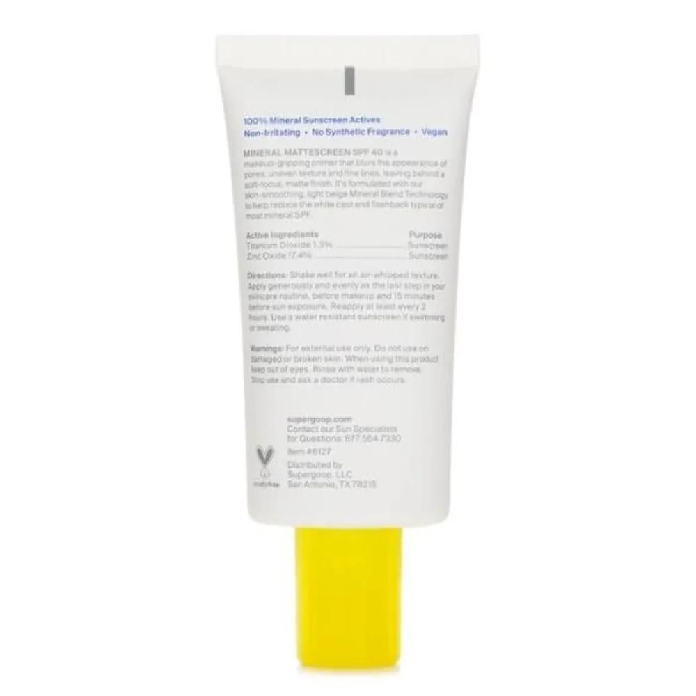 Supergoop Mineral Matte Screen 40 45ml