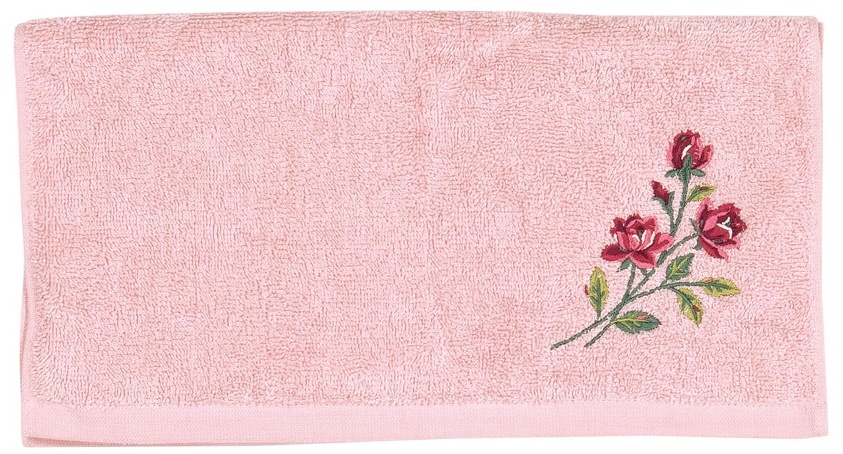 

Senko [SDS] Sweet Rose Hand Towel (approx. 33 x 75 cm), Pink, Floral Rose Print, Stylish, 60149