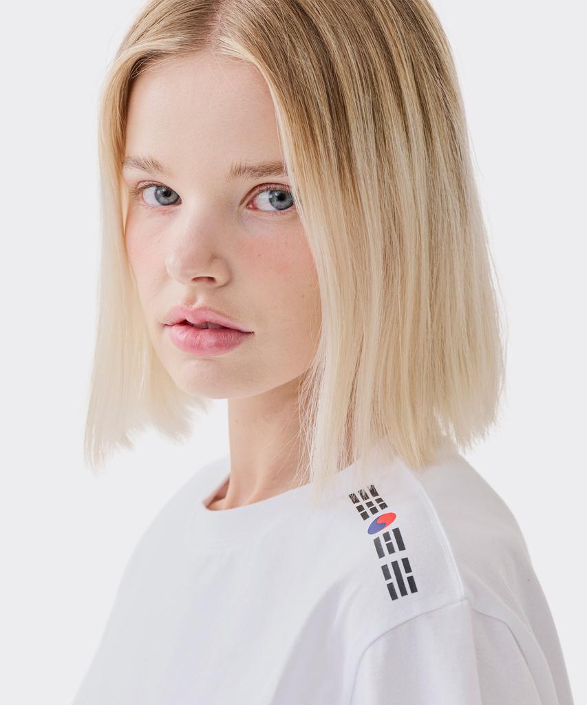TEENYTIGER Taegukgi Point T-Shirt White