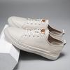 Zapatos de Hombre de Cuero Genuino Zapatos Casuales para Hombre Zapatillas de Moda Zapatos de Diseñador Cómodos para Hombre Planos Antideslizantes con Cordones Lisos Brogue