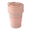 Creative Silicone Folding Cups Outdoor Activity Travel Lightweight Athletic Bottle Gift Mug Coffee Cup with Color Box