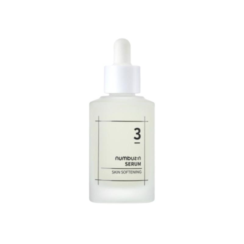 

numbuzin No.3 Skin Softening Serum 50ml – Texture-Refining, Hydrating & Brightening Essence for Smooth, Supple Skin