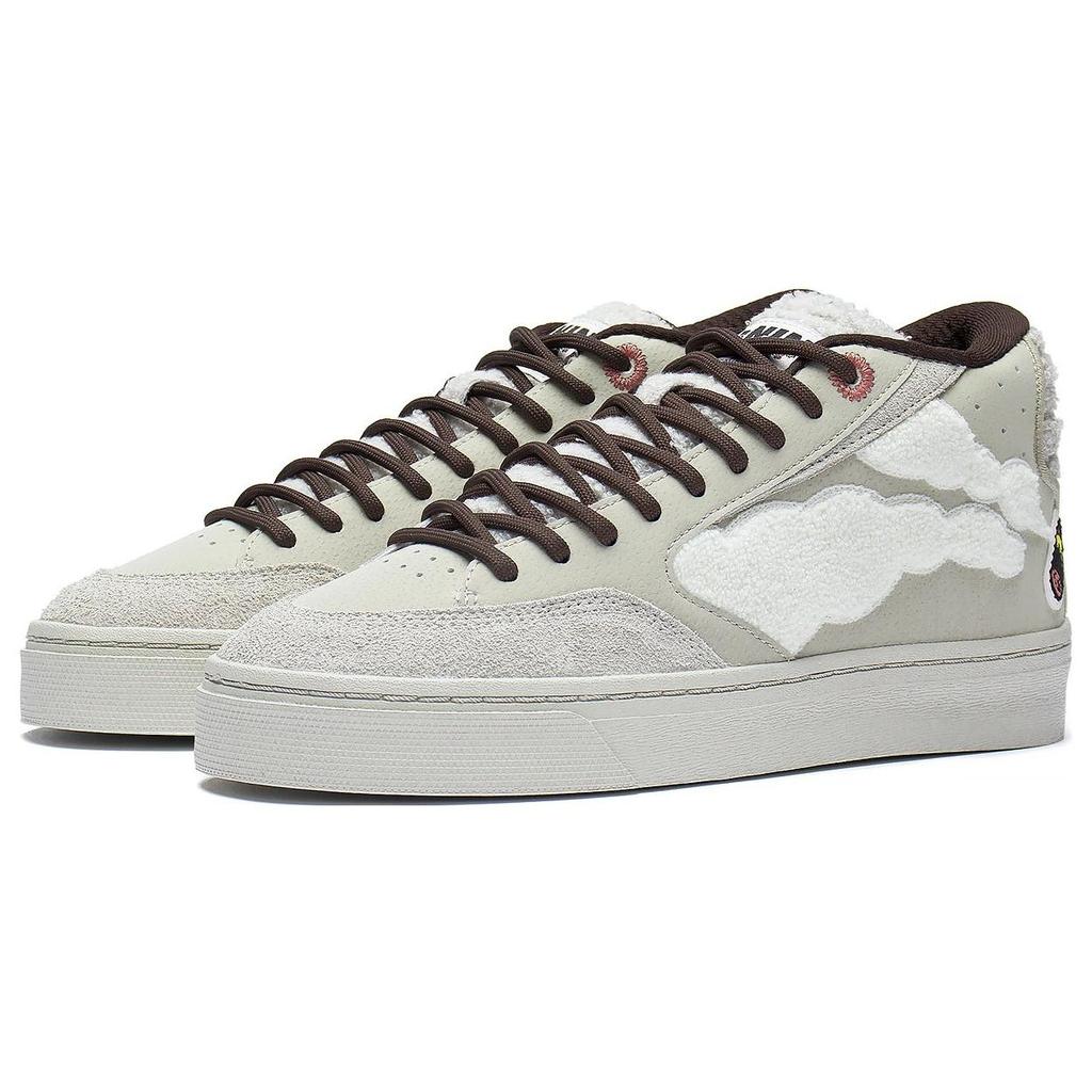 Pablo Ientile x Li Ning Wave 180 Synthetic Leather, Leather Cushioning Abrasion Resistant Lightweight Mid top AECS053-3