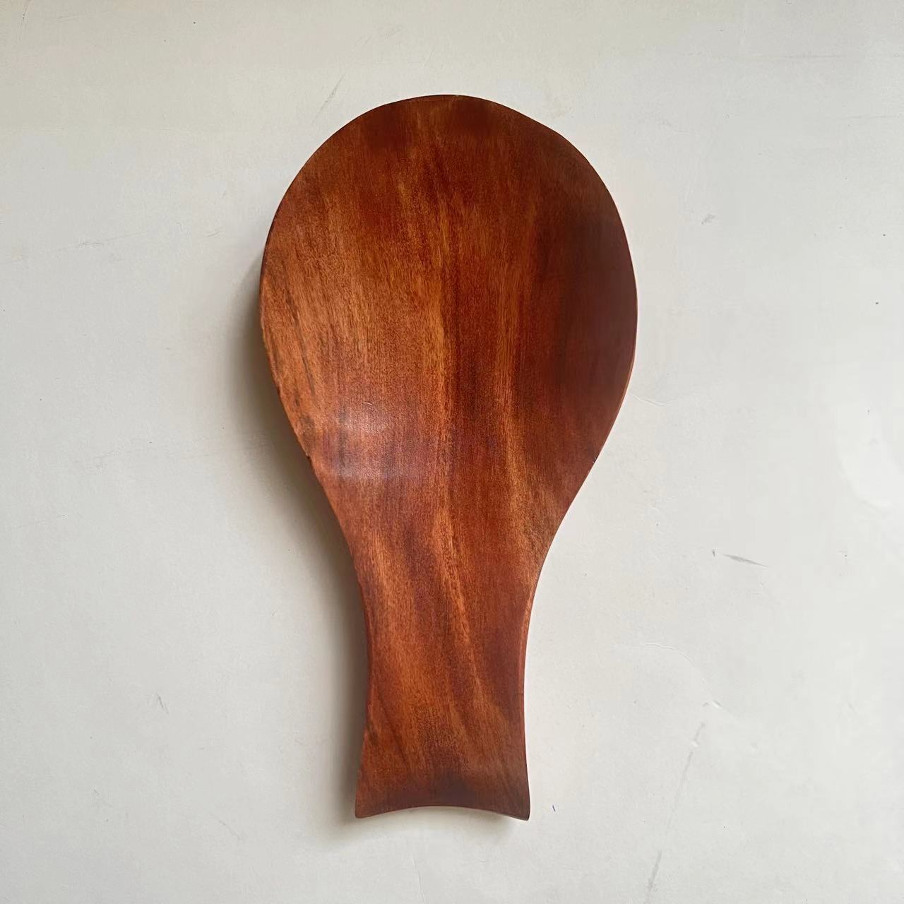 

Dining Table Spoon Rest Kitchen Counter Decor Dish Rack Holder Solid Wood Accessories Wooden Spoons Utensil Spatula for Home New