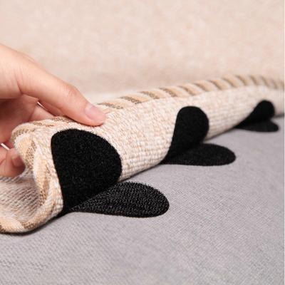 5/10 Pairs of Strong Anti-curling Carpet Tape Non-slip Stickers Carpet Gripper Self-adhesive Double-sided Stickers