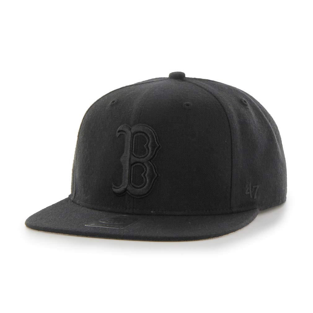 47 Brand Кепка Captain  47 Sure Shot, Red Sox, SRS02WBP-BKA, Черная, для мужчин и женщин