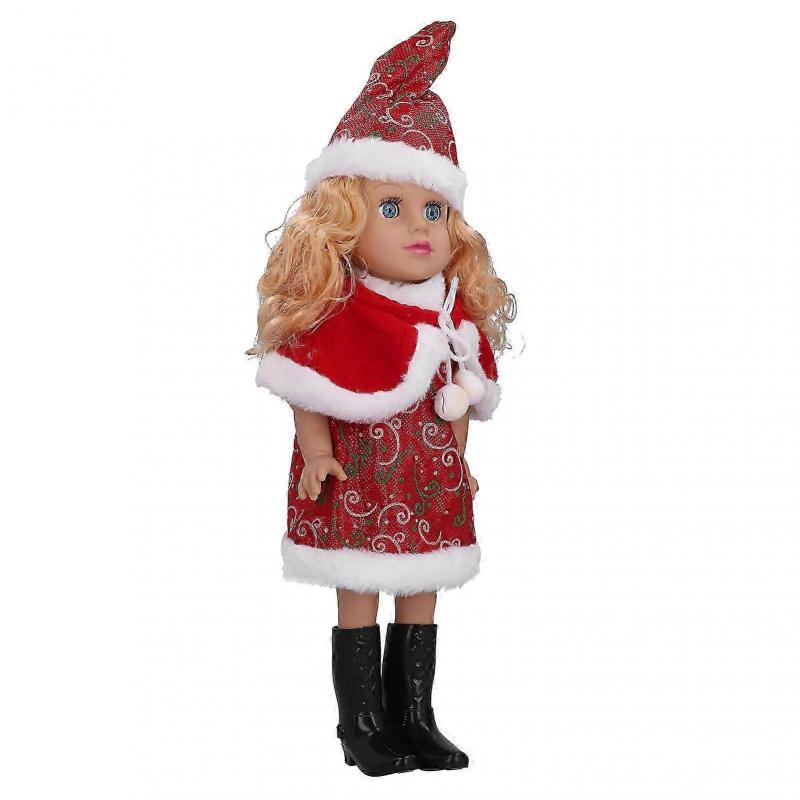 

19Inch Christmas Doll Set Cute Curly Hair Baby Toy Christmas Dolls For Children