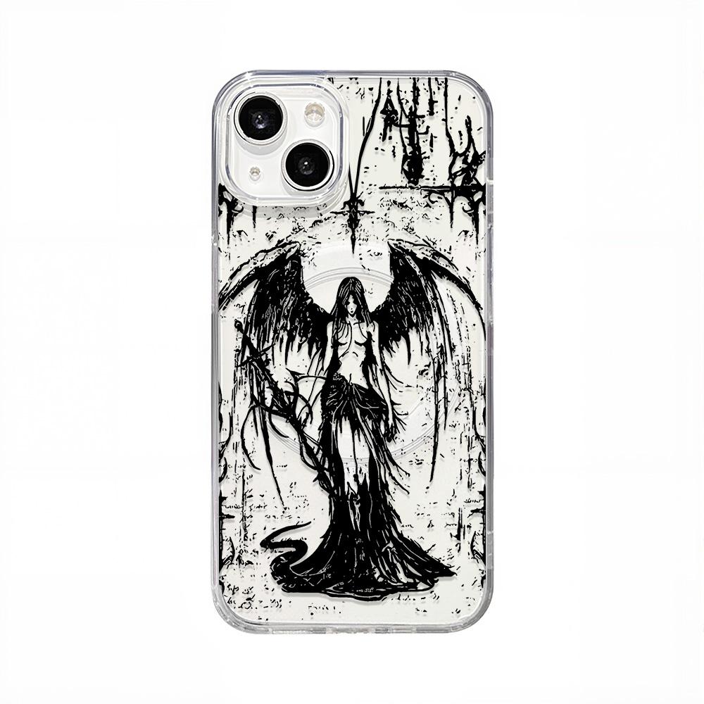 

Magnetic Phone Case for iPhone 12 14 16 17 Pro 17 16 15 14 13 12 Pro Max 12 13 14 15 16 High Quality Shockproof Shell Full Protection Cute Style Samsung A06 4G&5G чистый