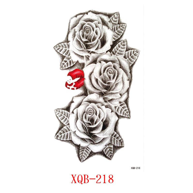 Small Full Arm Tattoo Stickers, Flower Letters, Animal Tattoo Stickers Stickers Tattoo