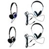 Headphones Personality Retro Headsets 3.5mm Connection Black Blue Fashion Style Headsets Over Ear