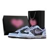 Big Song Of Love, Heart Box Abrasion Resistant Breathable Low Top Skateboard Shoes Men's Black Blue 355152-016(Team773--)
