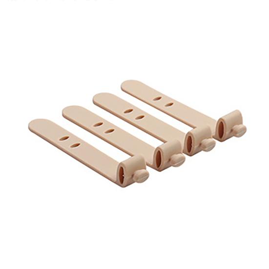 4Pcs/Set Wire Organizer Durable Cute Snap Silicone Creative Earphone Cord Winder for Charger Cable