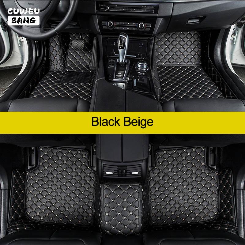 CUWEUSANG Custom Car Floor Mats For Mercedes Benz S-CLASS W221 W222 W223 Z223 V223 2005-2023 Auto Carpets Foot Coche Accessorie UO4