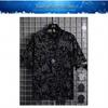 Vankex Men's Trendy Creative Print Loose Round Neck Five-Point Sleeve T-Shirt