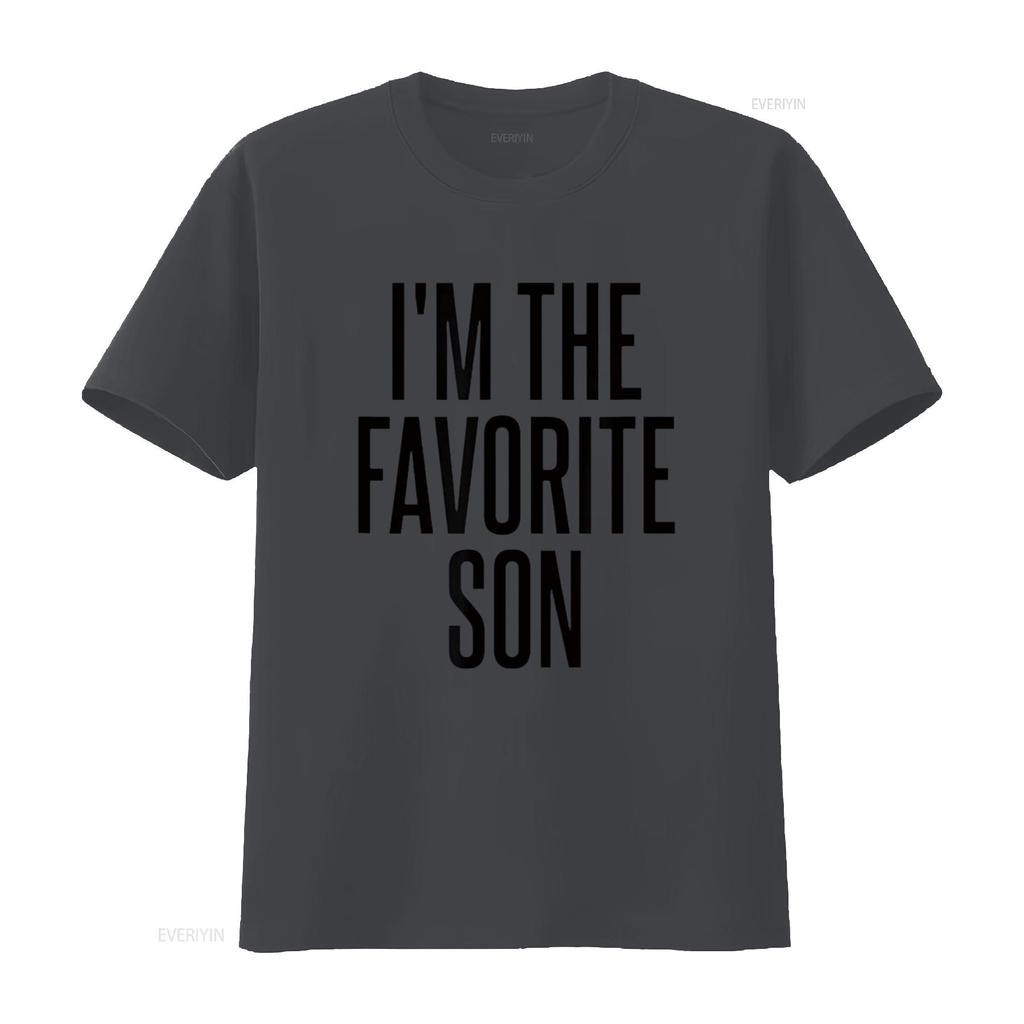 I m The Favorite Son T Shirt vintage Washed fashion Top For Everyday Wear Versatile Soft Comfortable graphic streetwear Casual