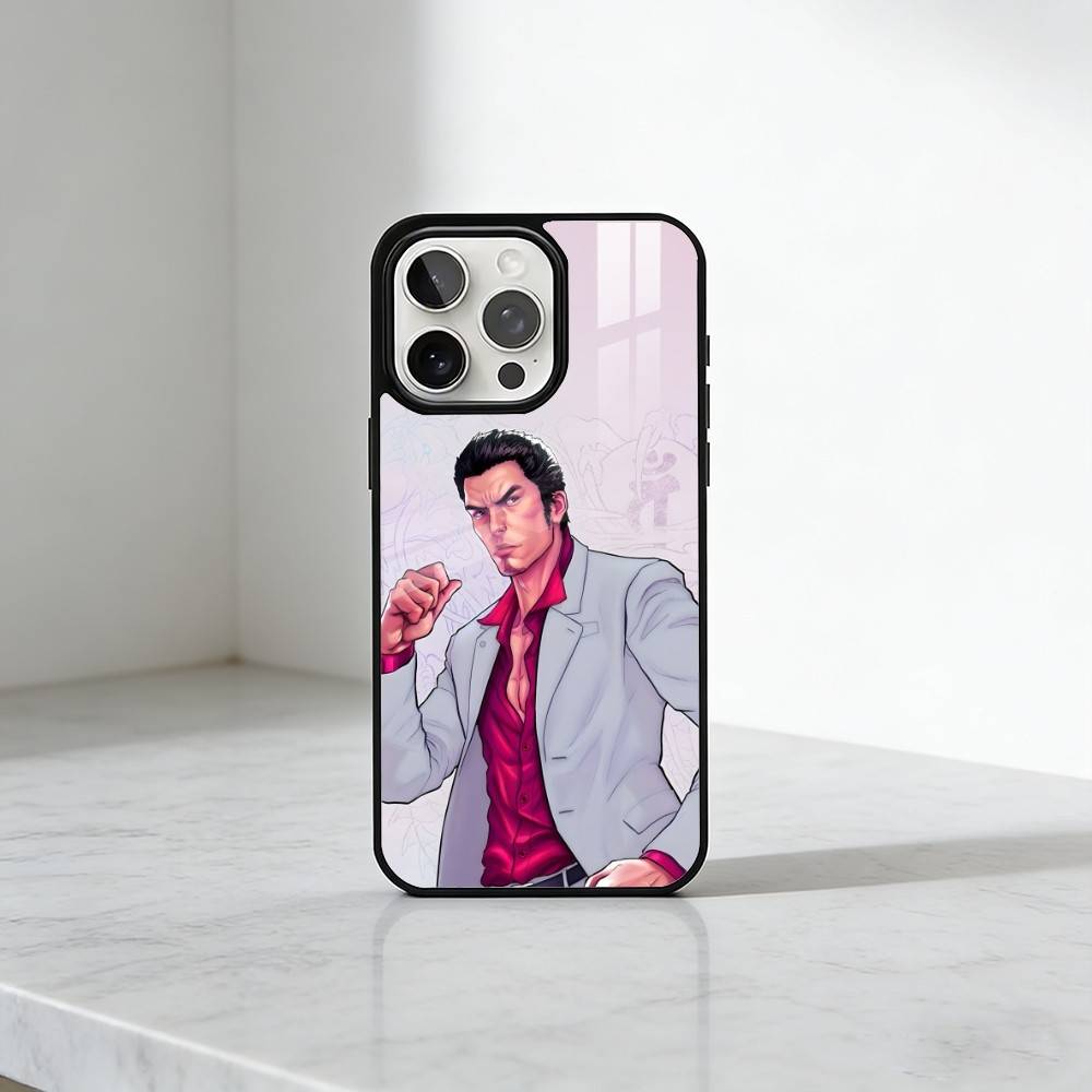 

K-Kazuma Kiryu Y-YAKUZA Phone Case For iPhone17,16,15,14,13 Plus,Pro Max Magnetic For Magsafe Wireless Charging iPhone14Plus