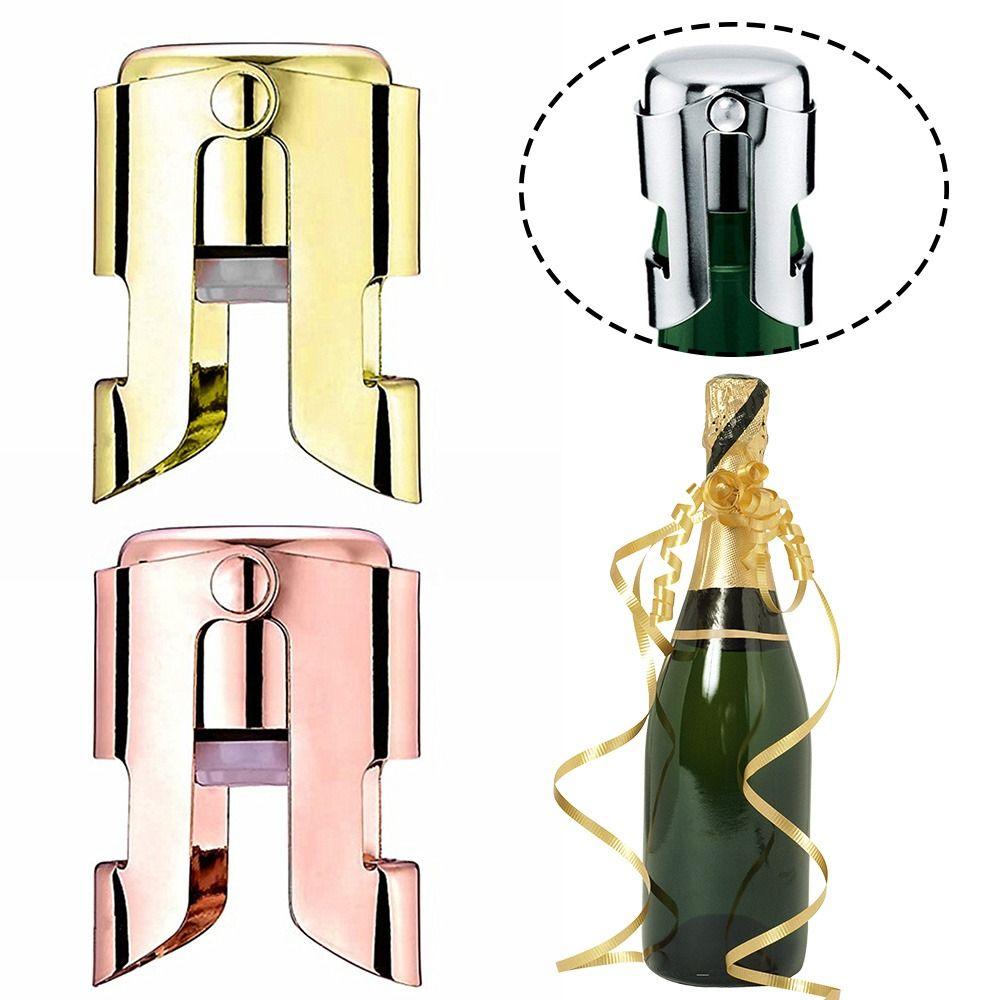 Funkelnder Prosecco Kleine Werkzeuge Wein-Wiederverschließer Flaschenverschluss Champagnerverschluss Verschließstopfen