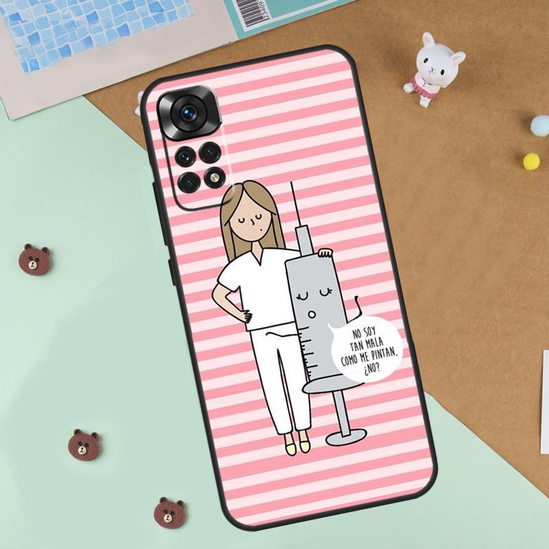 Krankenschwester Arzt Zahnarzt Hülle Für Xiaomi Redmi Note 14 13 12 9 10 11 Pro 10S 11S 12S Hülle Für Redmi 13C 10C 12C 14C