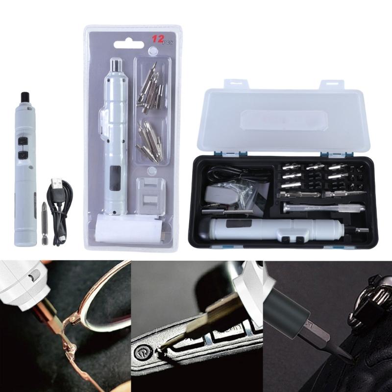 Mini Cordless Electric Screwdriver Rechargeable ScrewdriverKit for Small Electronic Device Maintenance