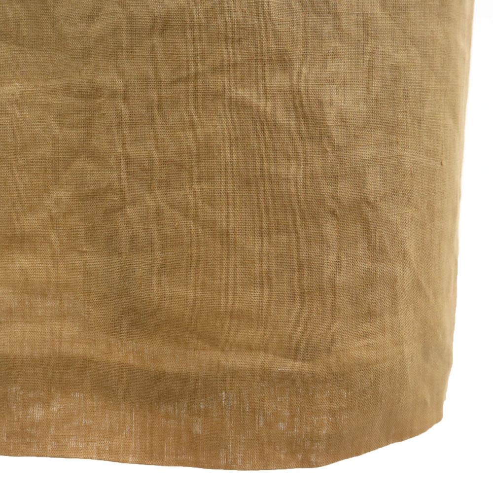 ARMANI Made in Italy 100% linen No sleeve one piece 38 beige Women Used