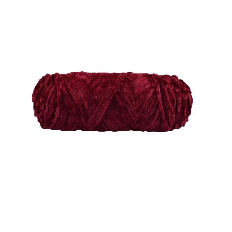 Handmade Chenille Yarn Ball: Velvet Thick Crochet and Knitting Material