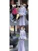 2025 Winter Women's Chic Furry-Trim Chinese Style Jacket & Skirt Set