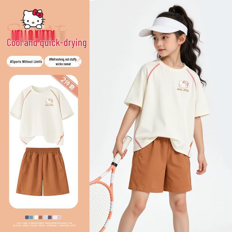 Hello Kitty Girls Quick Dry Summer Sportswear Set 110