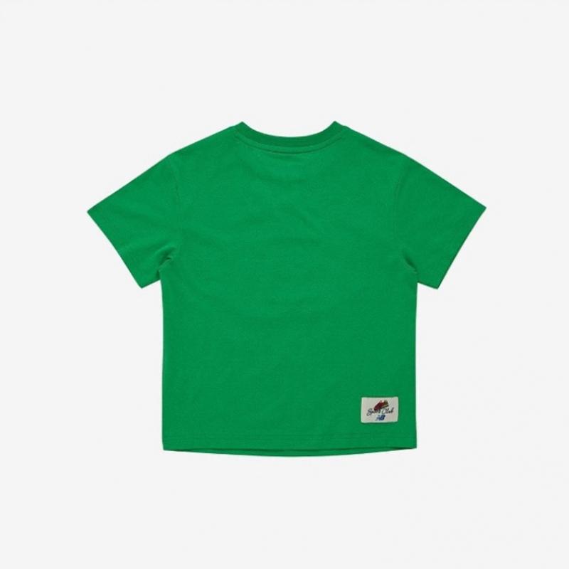 New Balance Half Club  Kids Graphic Sorona ShorT Sleeve T shirT Nk9ee2105u 40 ShorT Sleeve Tee