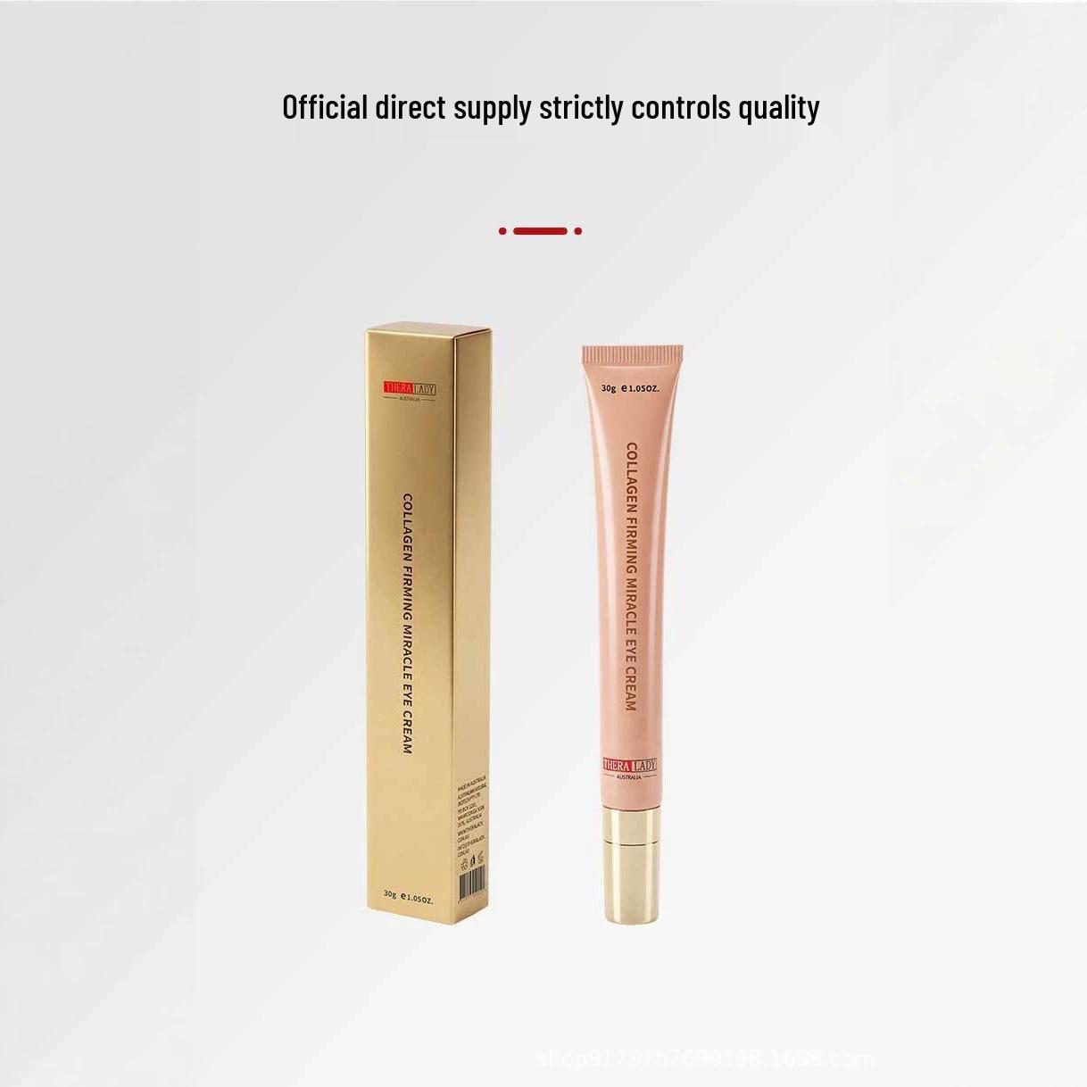 THERALADY Благородная Женщина Укрепляющий Крем для Глаз с Коллагеном 30г - Уменьшает Морщины и Подтягивает Область Вокруг Глаз Standard Size