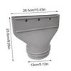 Portable Ac Exhaust Hose Coupler Portable Ac Exhaust Hose Connector Fit 5.1in 5.9in Diameter Vent Tube Coupler for Garage Indoor