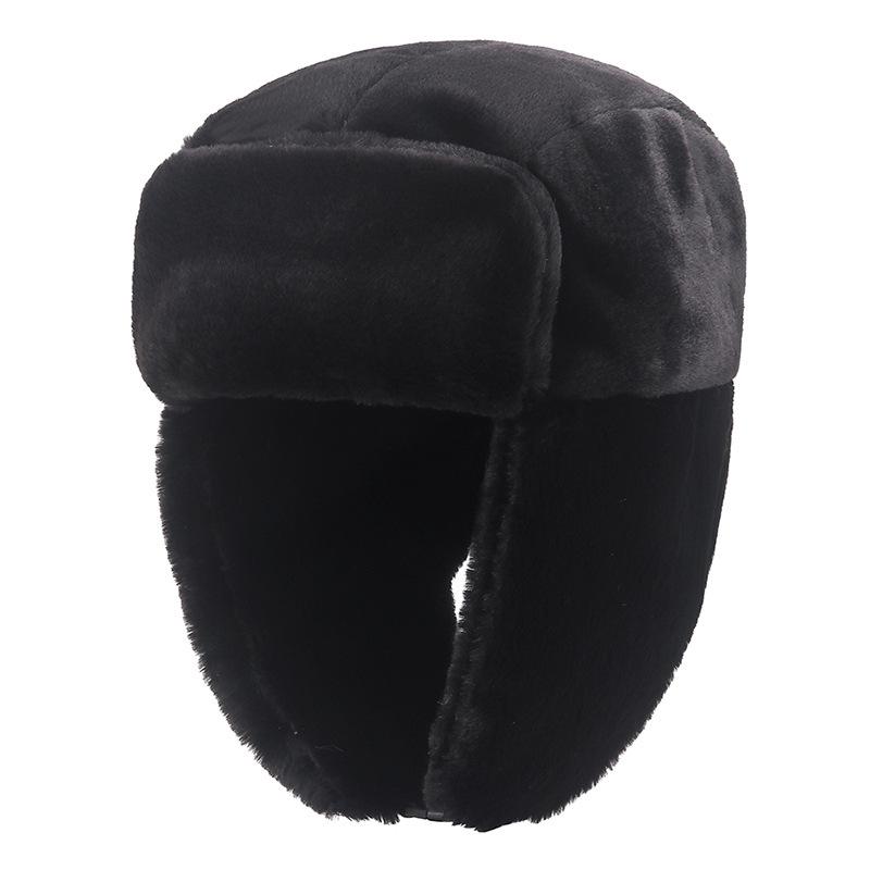 Unisexová zimní čepice s ochranou uší z umělé kožešiny - Větruodolná a hřejivá pro cyklistiku a cestování