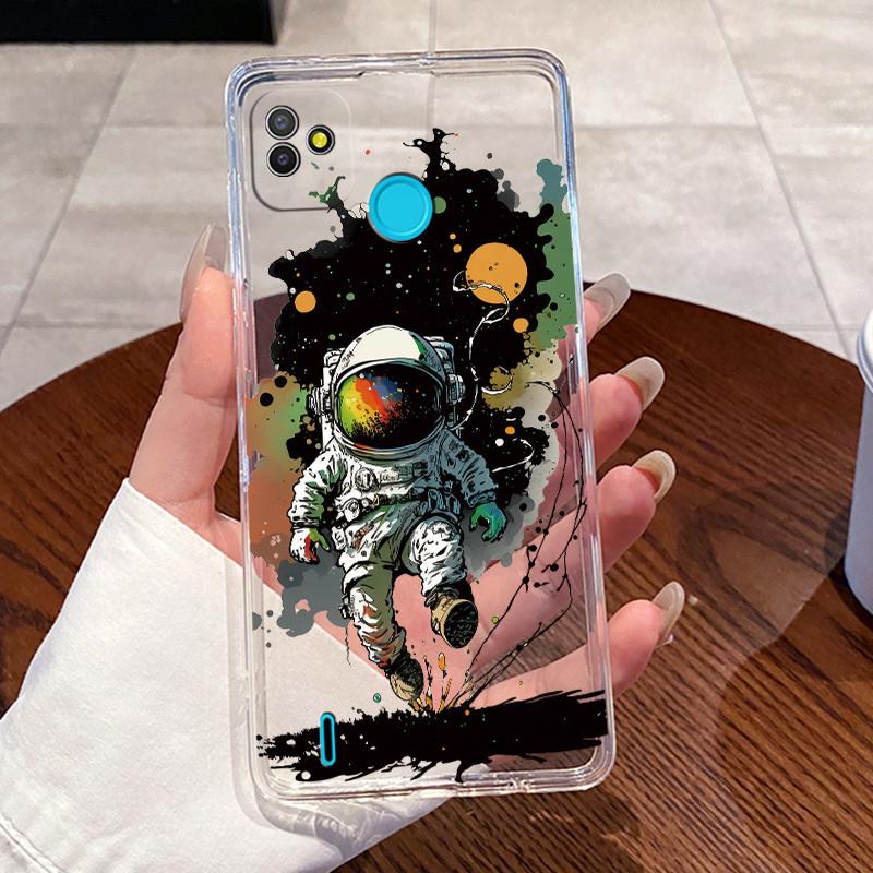 For Tecno Pop 5 Pop 4 Air Pop4 LTE Phone Case BD2 BD3 BD1 BD4 BD4a Shell Case Cute Cat Clear Silicone Soft TPU Jelly Back Cover
