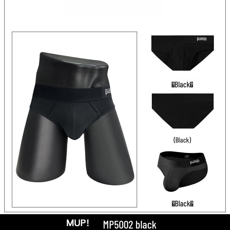 Trendy Low Rise Color Block Slim Fit Hip-Lifting Men's Sport Briefs