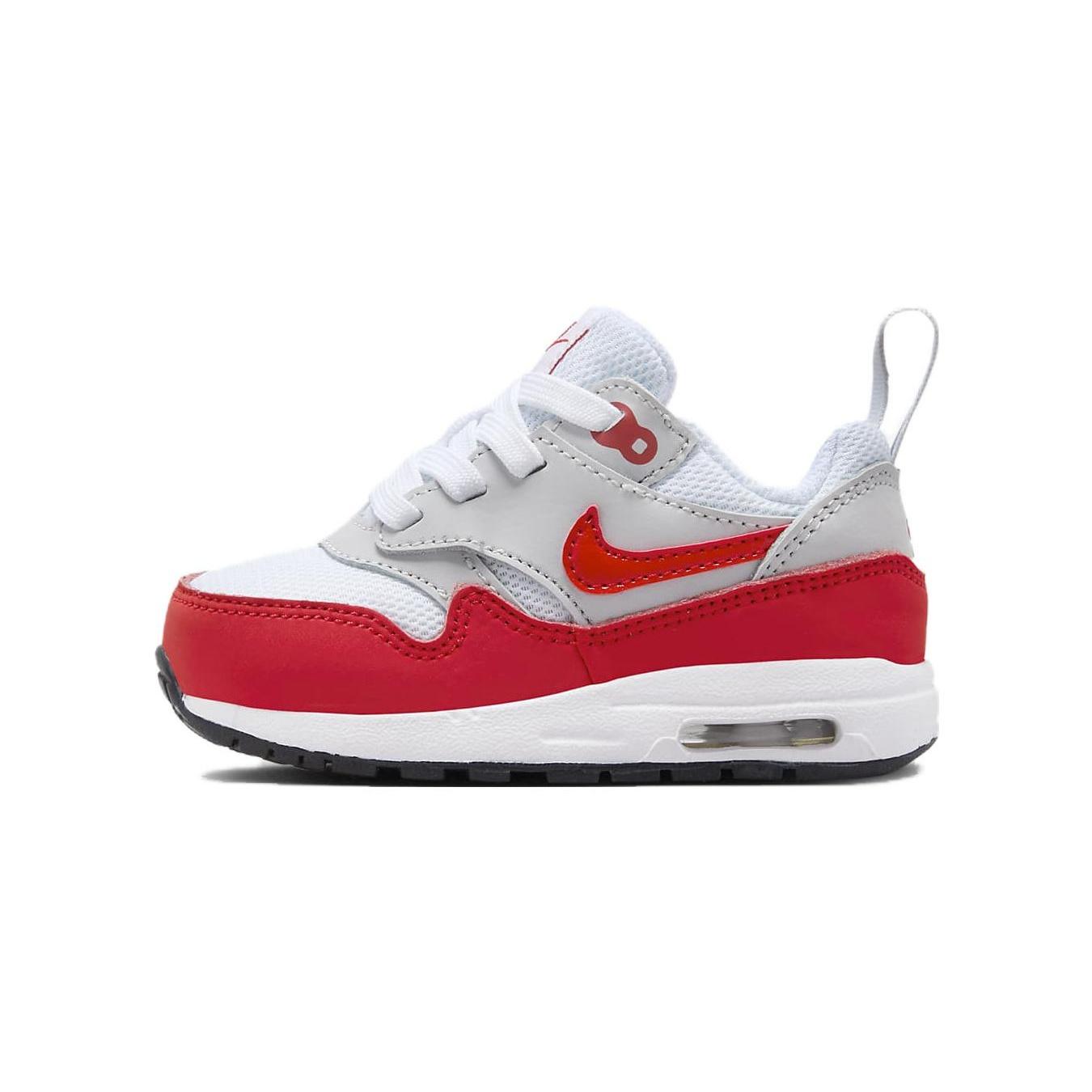 Nike (TD) Air Max 1 EasyOn  White University Red  Baby DZ3309-003 EU 23.5