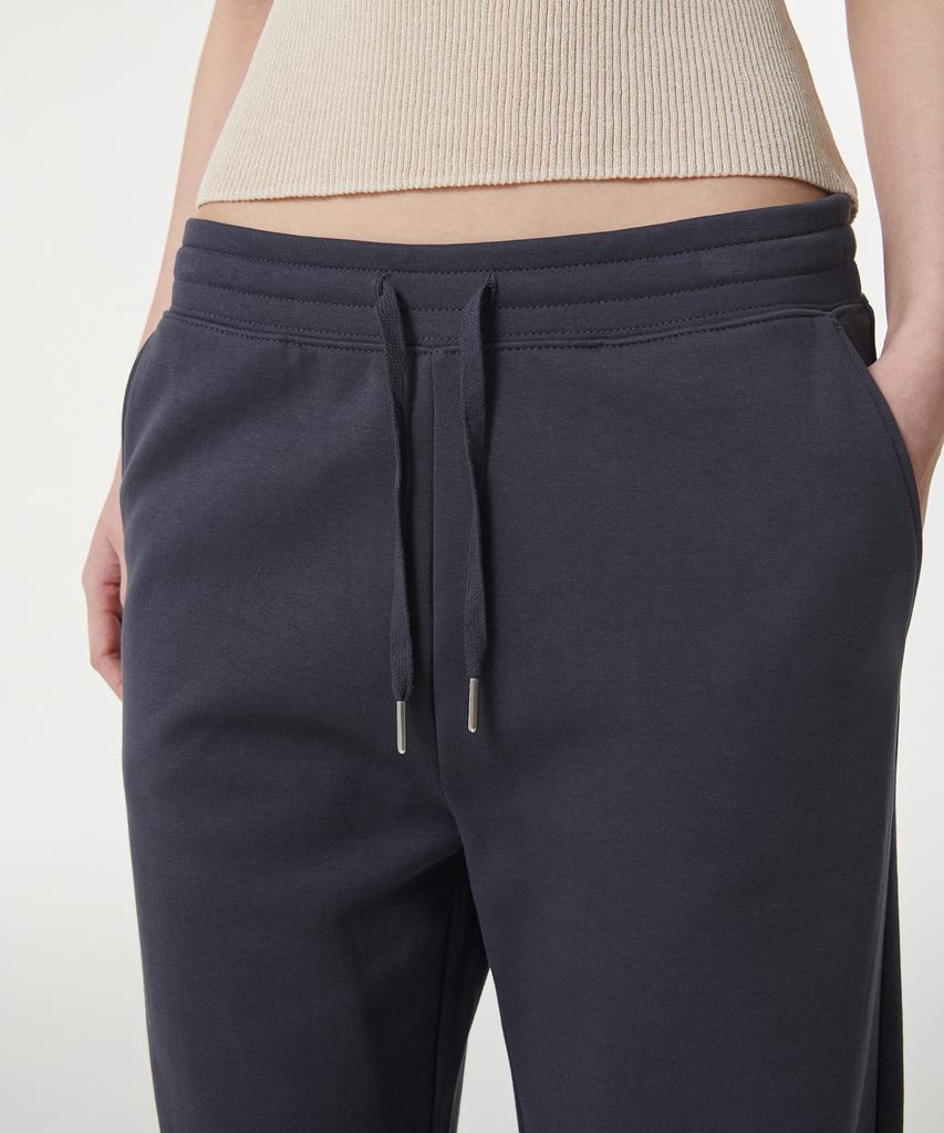 MUSINSA STANDARD WOMAN Women'S Flat Terry Wide Lounge Sweatpants [Blue Grey]