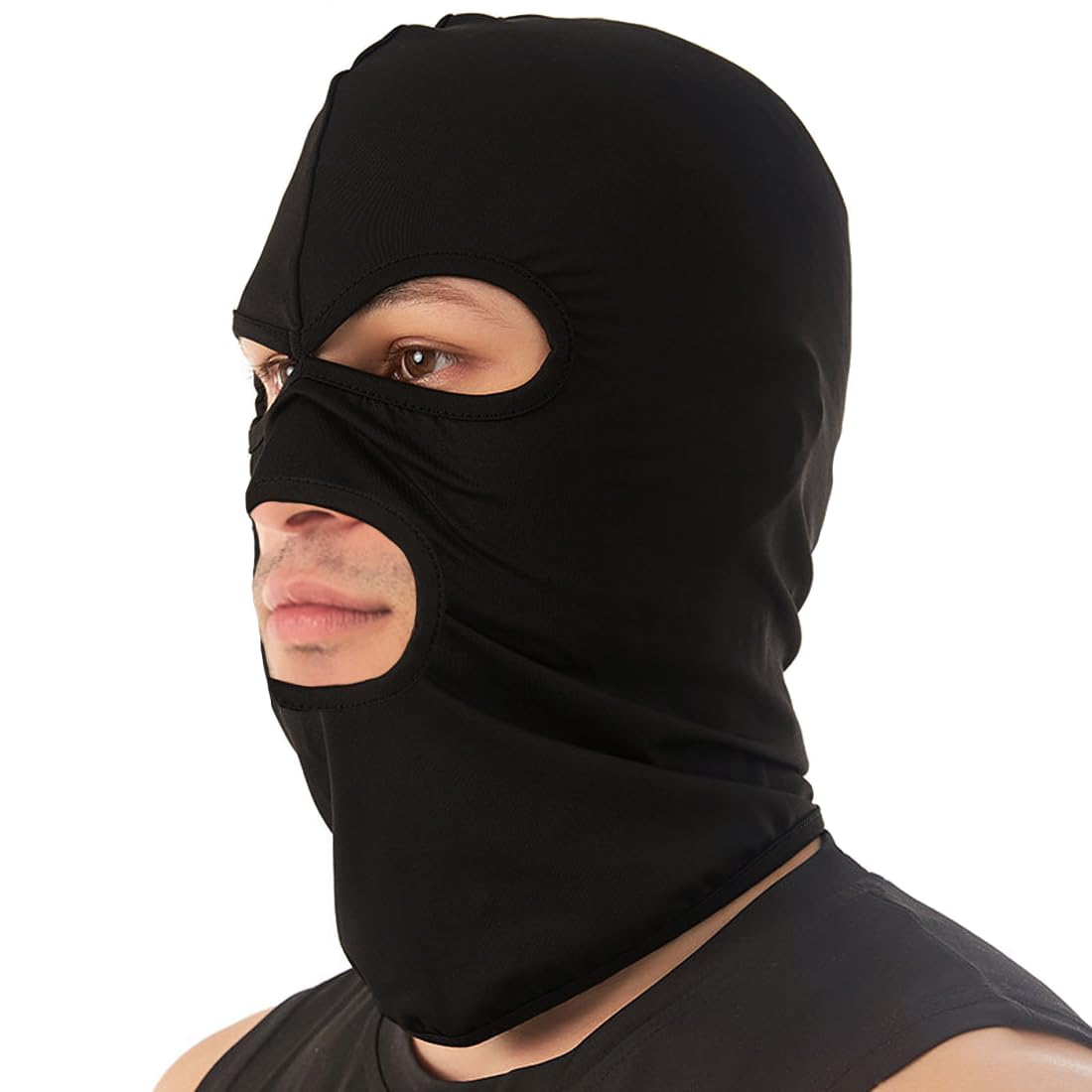 [Trifong] Balaclava, Mask, Thin, Black Balaclava, Summer, Not Stifling, UV 48.0-62.0cm чёрный