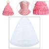 Wicked Glinda Pink Dress Cosplay Costume With Petticoat For Halloween Parties