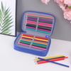 1 Piece 3-layer Handy Pencil Case, Stylish Large-capacity Student Pencil Case and Office Storage Bag, a Gift for a Friend