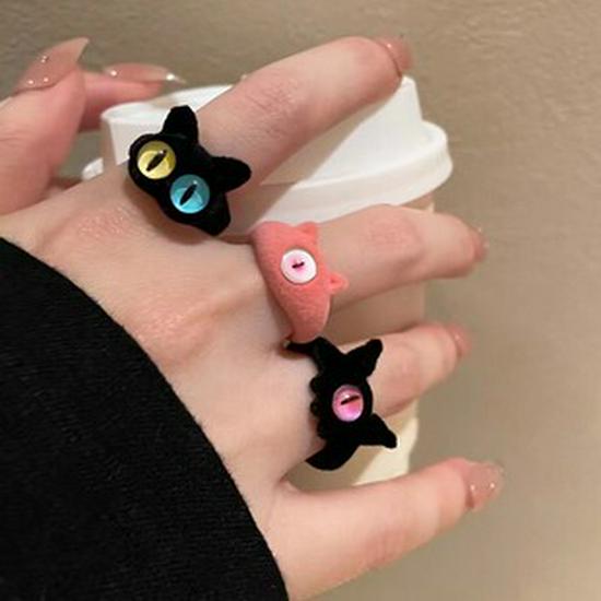 Soft & Cute Plush Ring for Women - Douyin's Popular Spring Fashion: Versatile, Fun, and Stylishly Unique.